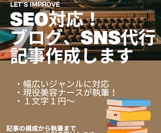 SEOに強い！ブログ・コラム・記事作成を代行します イメージ1