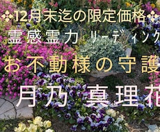 幼少期からの霊感、霊視を中心に占います イメージ1