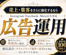 成果につながるInstagram広告運用いたします Meta広告運用！Facebook・Threadsも連携対応