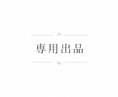 こちらは専用出品となっております 依頼者様以外は購入はご遠慮下さい。