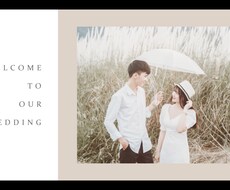 最短2日！流行の結婚式オープニングムービー作ります イメージ1