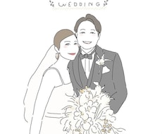 ウェルカムボード・ペーパーアイテムイラスト描きます イメージ1