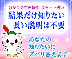 結果をシンプルにお伝えするおみくじ感覚な占いします サクッと答えが分かる！あなたの心を軽くするタロット占い。