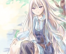 美少女のイラストます イメージ1