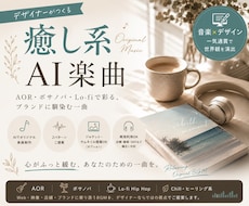デザイナーが作る、癒し系AI楽曲を生成します イメージ1