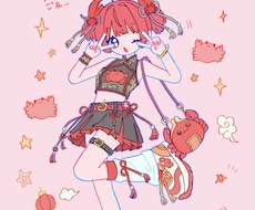 かわいい全身イラスト描きます キャラクターの魅力を引き出す可愛い全身イラストを描きます！