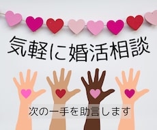 婚活の迷いの状況整理｜次の一手を助言します 自分の視点 だけでなく、相手 と第三者の視点でアドバイス