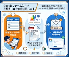 GASとフォームで見積書PDFを自動発行します イメージ1