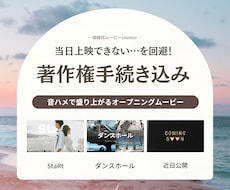 音ハメ演出で盛り上がるオープニング②制作します イメージ1