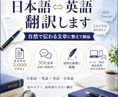 英語翻訳を自然な文章に整えます 小説・電子書籍・ゲームテキスト・文章翻訳に対応