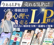 売れないLPを売れる構成に修正・改善します イメージ1