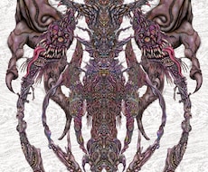 モンスターのイラストを描きます 色々なタッチで、リアル系、コミカル系、おぞまし系、触手系！
