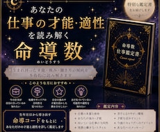 仕事の才能・適性を生年月日から導く鑑定書作ります イメージ1