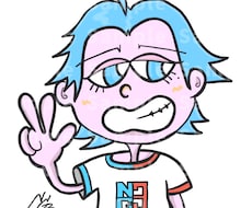 カートゥーンテイストのイラスト描きます イメージ1