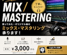 歌ってみたのミックス・マスタリングします イメージ1