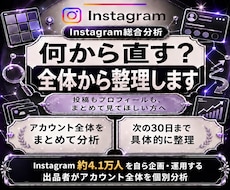 Instagramを総合分析し改善策をご提案します 投稿企画10案・30日運用方針までPDFで徹底提案