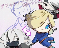 キュートで可愛いデフォルメイラストアイコン承ります イメージ1