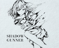 躍動感ある水墨画風和風墨絵の人物イラスト描きます かっこいいモノクロのキャラクター水墨画はお任せください。