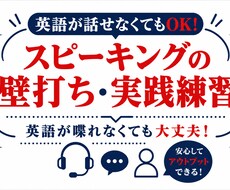 英語スピーキングに関するお悩みをなんでも聞きます イメージ1