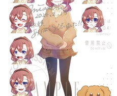 動画用 差分キャライラスト描きます 動画で使える差分イラスト　表情差分7種類
