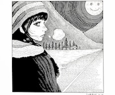 繊細なモノクロイラストを描きます イメージ1
