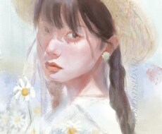 リアルタッチの似顔絵を描き油絵風イラストを届けます イメージ1