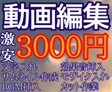 動画編集します イメージ1