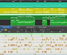 メロディ、ハモリのMIDI作成します イメージ1