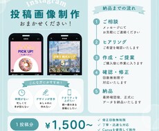 ご希望に沿ったInstagramの画像作ります イメージ1