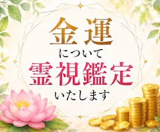 金運について霊視鑑定いたします お金の流れ、豊かさを受け取る力、今後の金運の流れ