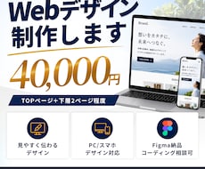 イメージ通りのウェブデザインを制作します イメージ1