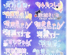 可愛いを詰め込んだネームロゴを制作致します