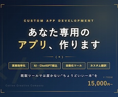 専門分野対応◎あなた専用の業務効率化アプリ作ります ニッチな困りごとを動くアプリで解決。翻訳・自動化・AI対応