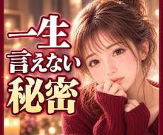 一生言えない秘密❕胸に隠したあなたの話お聴きします イメージ1