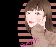 各SNS向けの似顔絵アイコンを描きます イメージ1