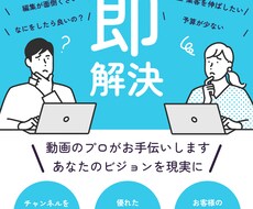YouTube動画編集など総合的にサポートします イメージ1