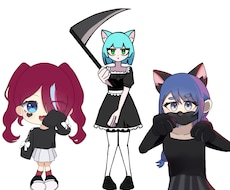 立ち絵や1枚絵を絵描きします イメージ1