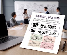 5人限定！コンサル向けAI事業分析スキル提供します イメージ1