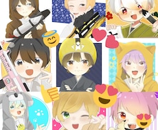 アイコンイラストや長方形イラスト描きます イメージ1