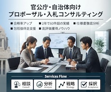 官公庁向けのプロポーザル・入札をコンサルします 自治体契約を狙っている方！始め方のノウハウをお教えします