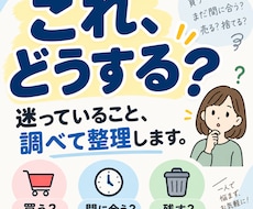 これ、どうする？迷っていることを一緒に整理します イメージ1
