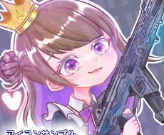 可愛いキャラクターデザインのアイコンを描きます イメージ1