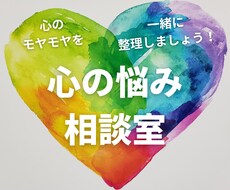 心のモヤモヤ、頭のぐるぐる、一緒に整理します イメージ1