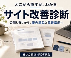 ホームページの問題点を診断し改善指示書にします イメージ1