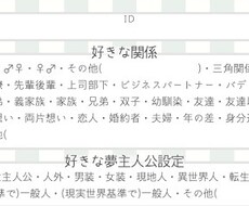 夢小説書きます！オリジナルキャラクター追加できます イメージ1