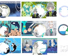 シンプルかわいいアイコンリングやヘッダーを作ります イメージ1