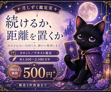 このまま続けるか距離を置くかをやさしく鑑定します イメージ1