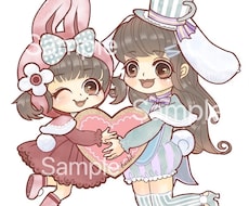 ポップでキュート★オリジナルキャラクター描きます イメージ1