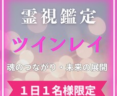 ツインレイ霊視　魂のつながりと未来の展開を示します 魂継ノ巫女が紡ぐ、運命の愛と統合への本質メッセージ