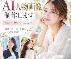 SNS・Web用のAI人物画像を制作します イメージ1